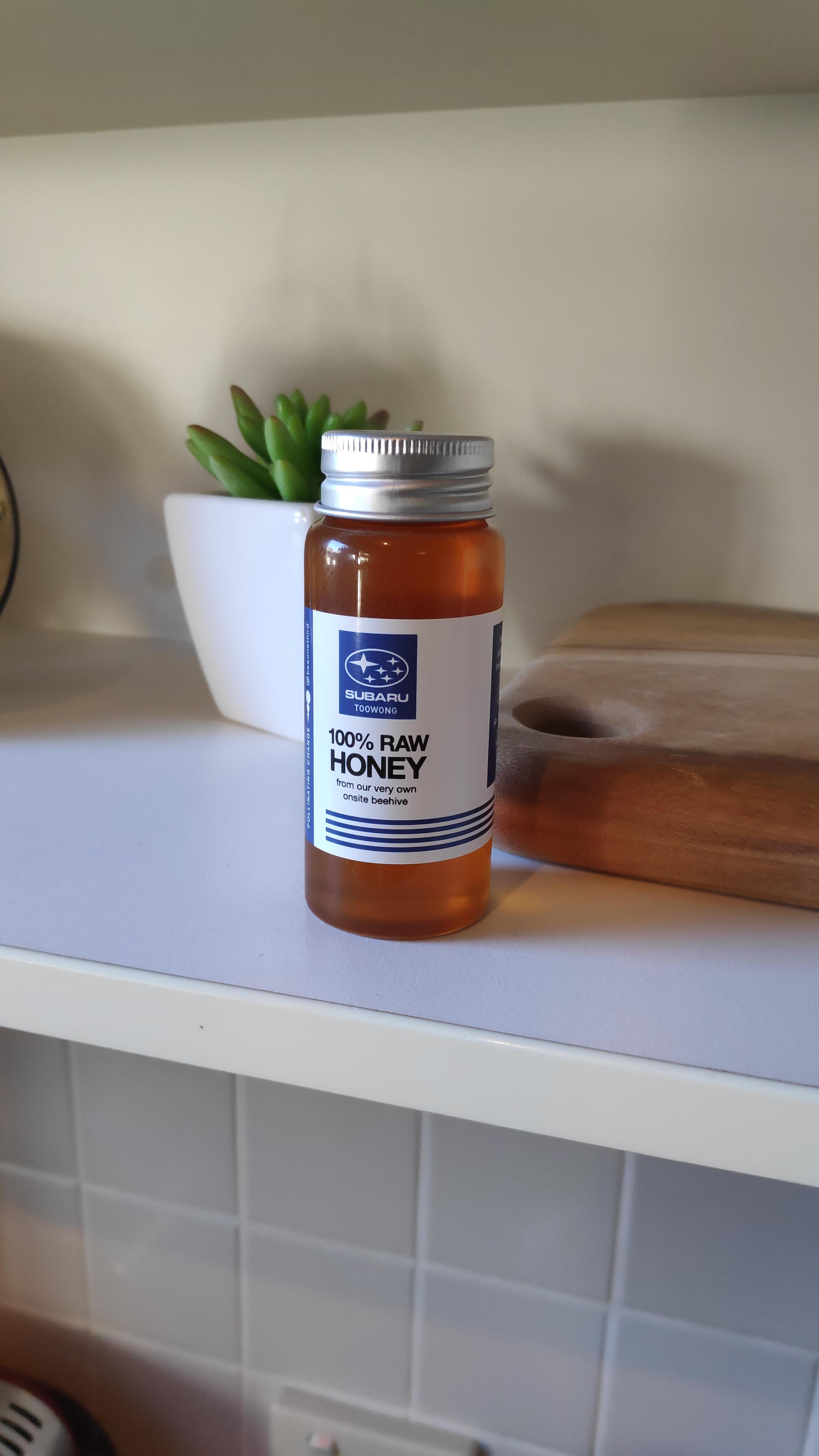 Local Subaru dealership harvested honey from their rooftop.