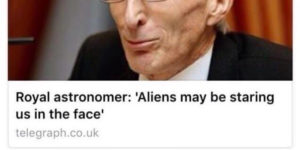 ‘Tee hee hee they have no idea’ – Alien, probably