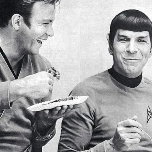 Even Klingon need to eat. Star Wars set, circa 1961.
