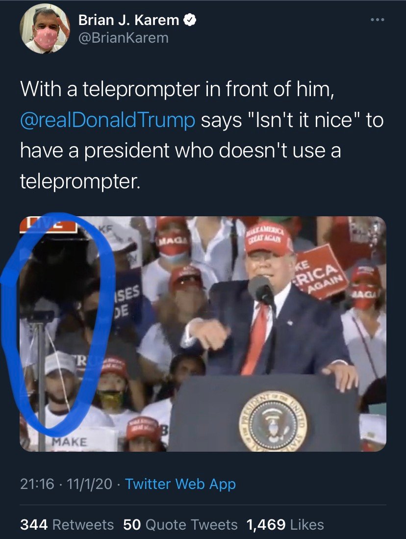 Ban teleprompters!