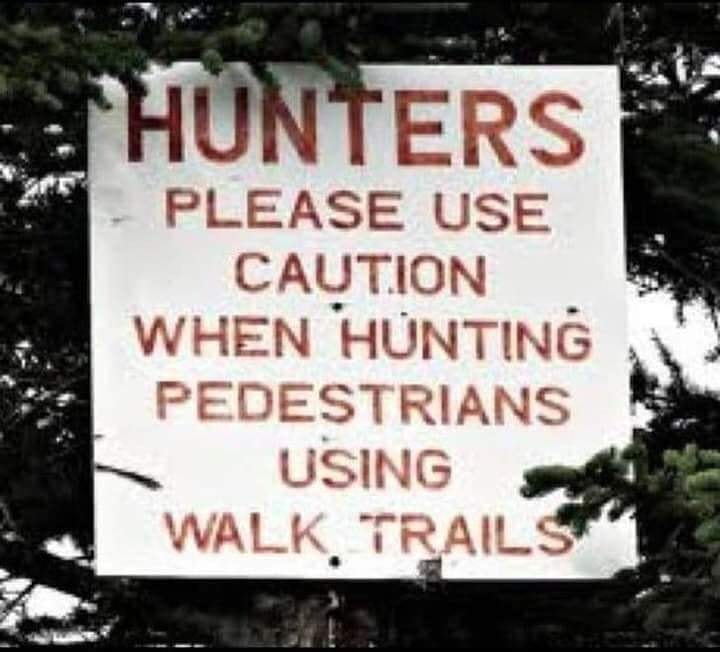 Stay off of the walking trails, basically.