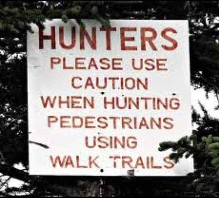 Stay off of the walking trails, basically.