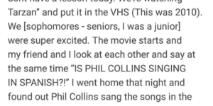 Phil Collins did that for you.