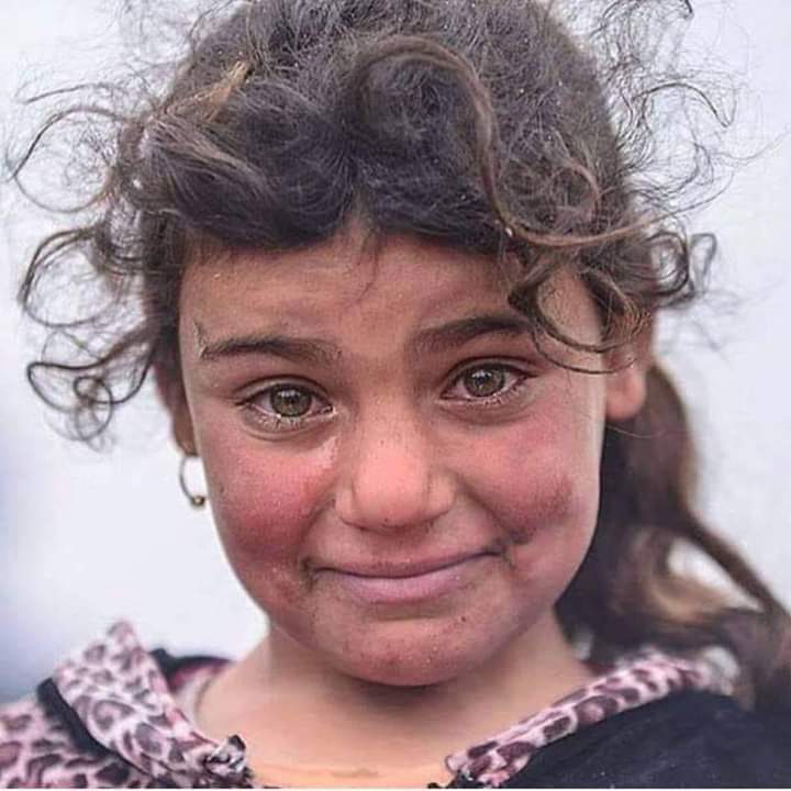 A journalist asked her to smile - Syria 2018.