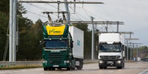 Germany has an electric highway to help curb diesel fuel usage.