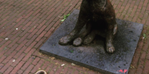 A bronze doge and his art, circa Rotterdam.