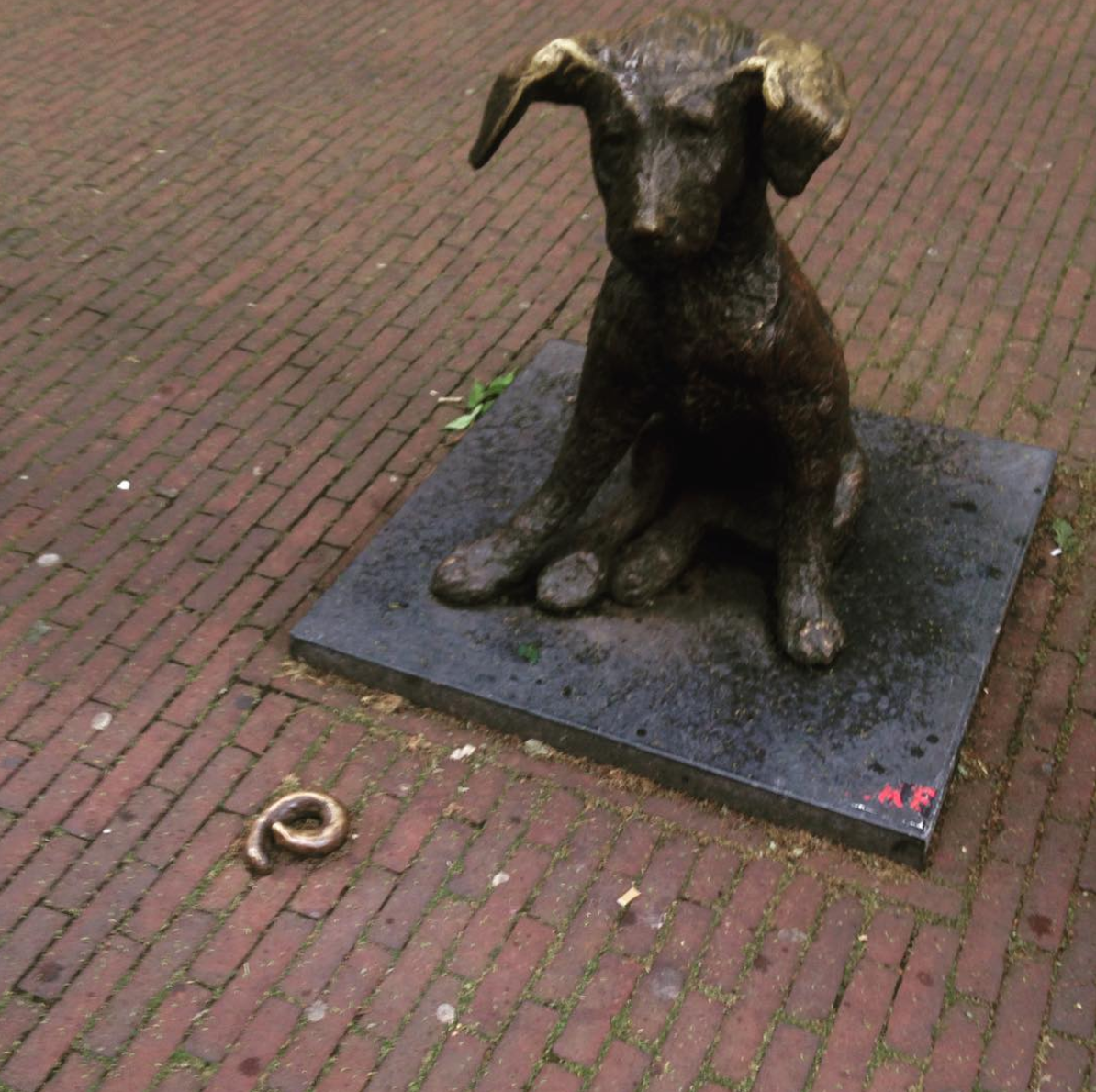 A bronze doge and his art, circa Rotterdam.