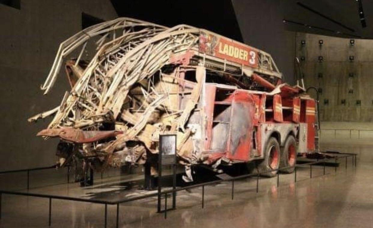 One of the first Firetrucks that showed up at the World Trade Center. 