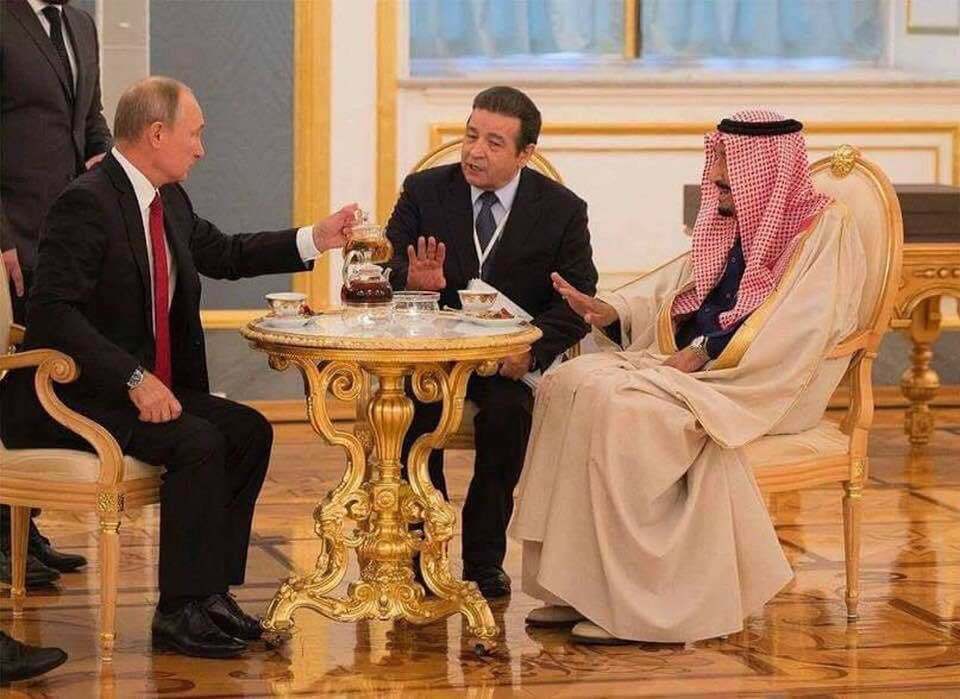 When Russia offers you some tea...