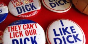 Dick Nixon Campaign Pins, circa 1960