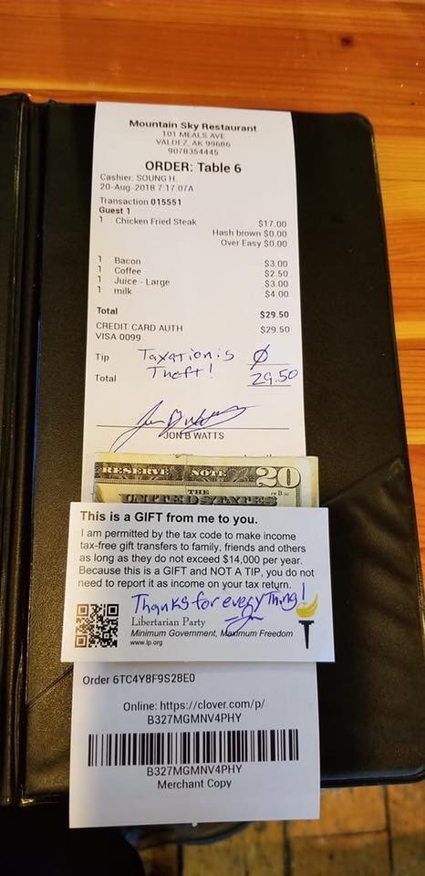 How to tip properly.