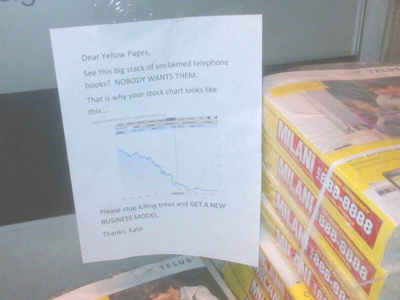RIP the yellow pages. 