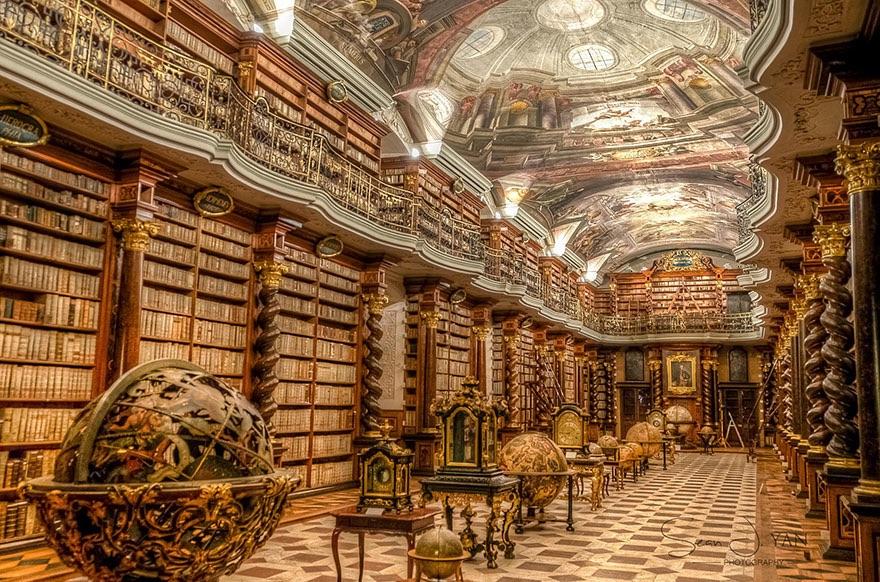 Klementinium library in Prague