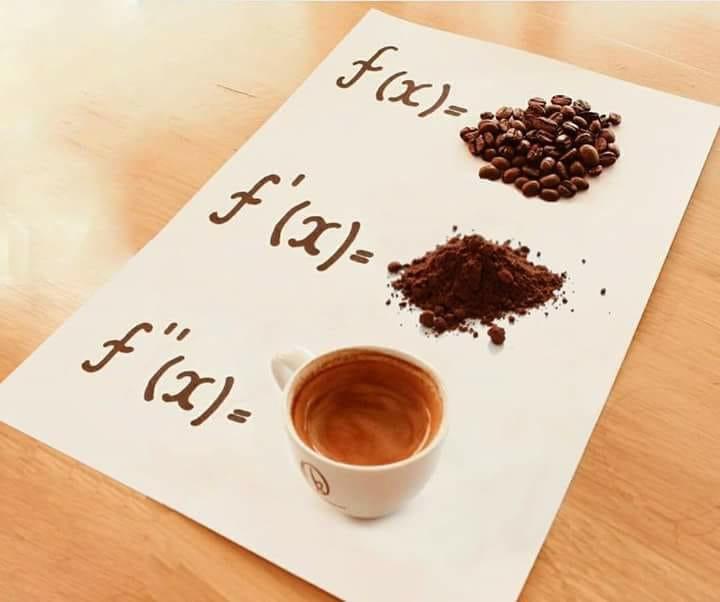 Deriving coffee.