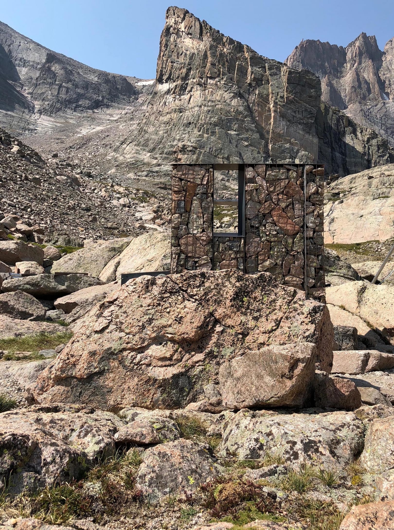 Took me way too long to spot the bathrooms at Rocky Mountain National Park...