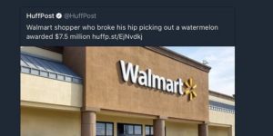 I’m gonna go into Walmart and break every bone in my body