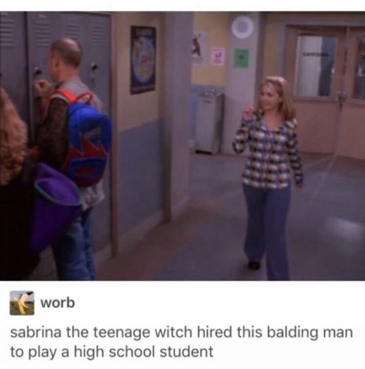 It's a bald move, Sabrina.