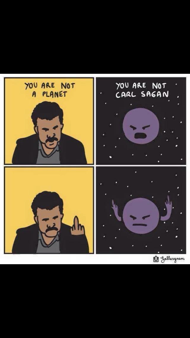 Neil deGrasse Tyson vs Pluto