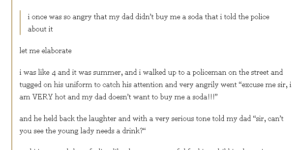 Buy your kid a soda.
