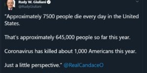 9/11 only killed 3,000 people, so…