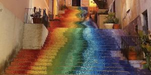 This+rainbow+staircase+is+neat