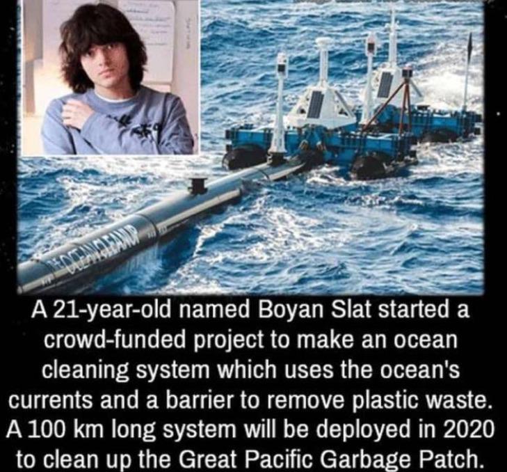 Meet Boyan Slat, stable genius.