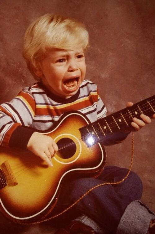 The guitar was supposed to weep, kid...