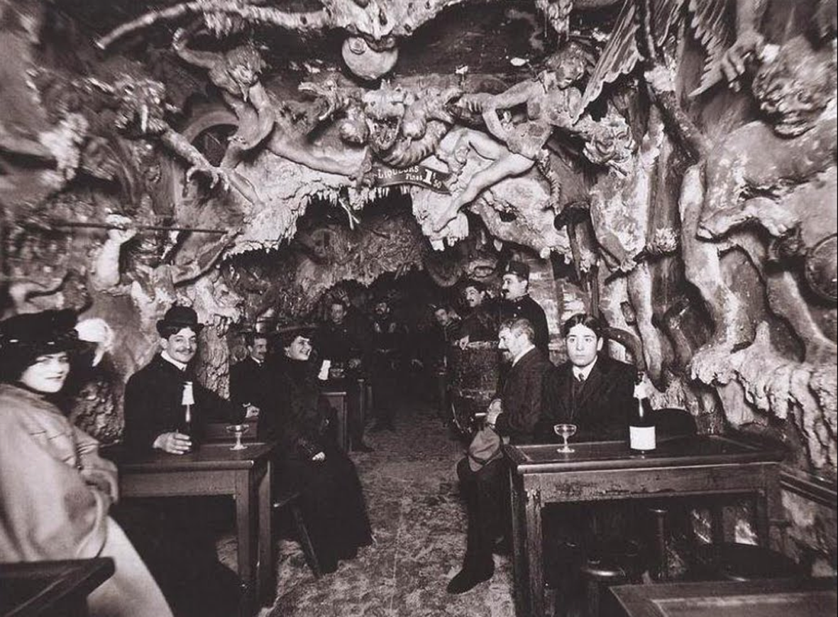 Hell's Cafe, Paris, circa 1920's.