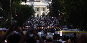 He finally has a crowd as big as Obama’s inauguration!