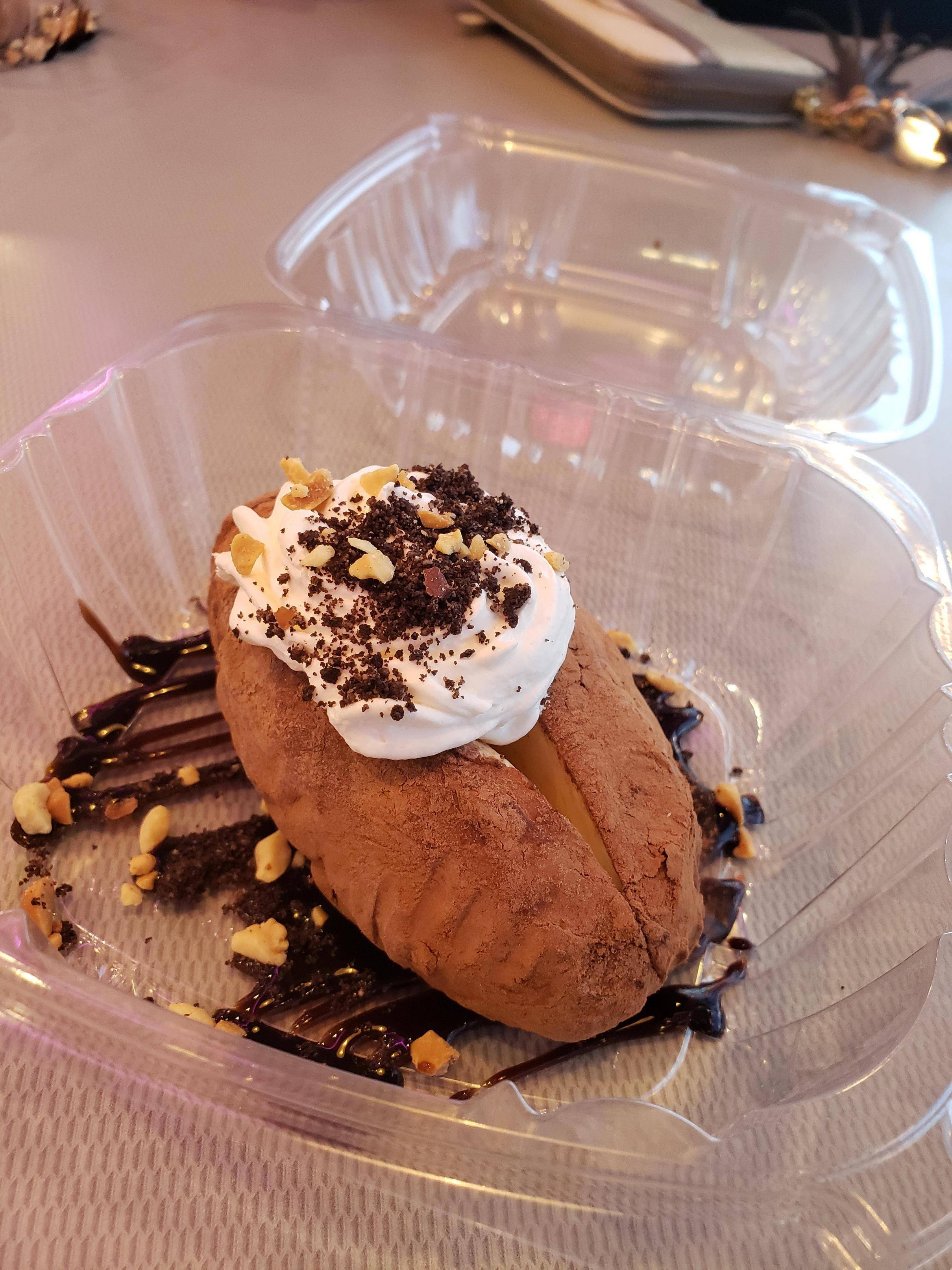 Ice cream baked potato (only in Idaho)