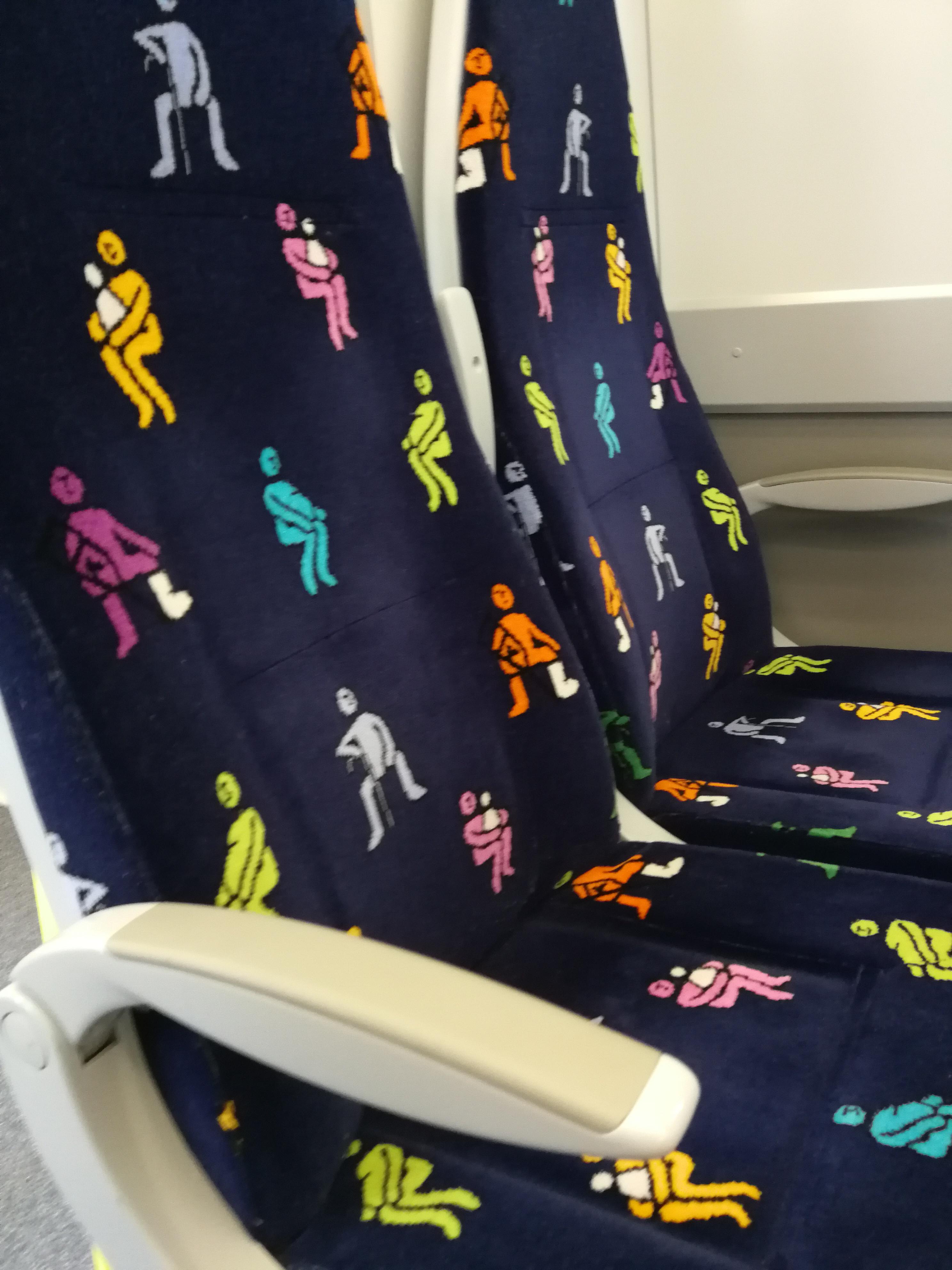 Priority seating on Scottish trains.