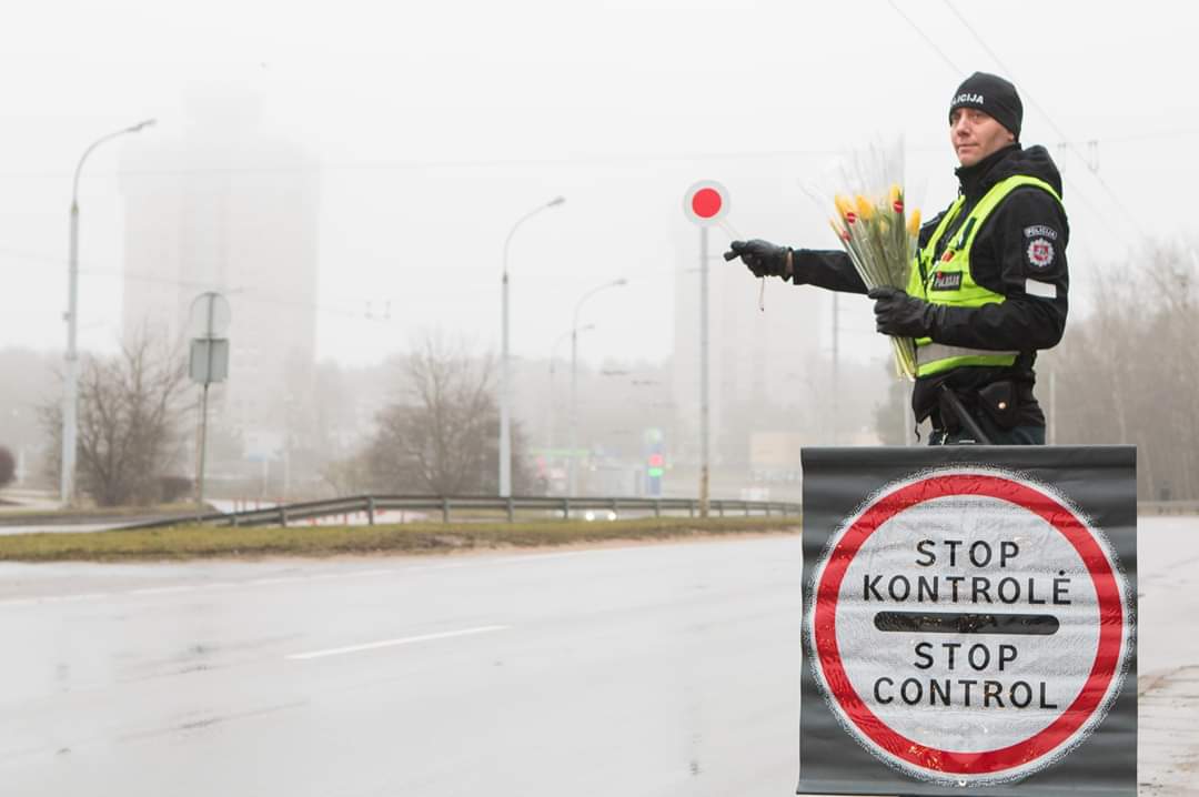 Lithuania police on International Women's day