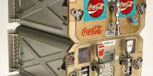 Coke dispenser used on the space shuttle Discovery circa 1995