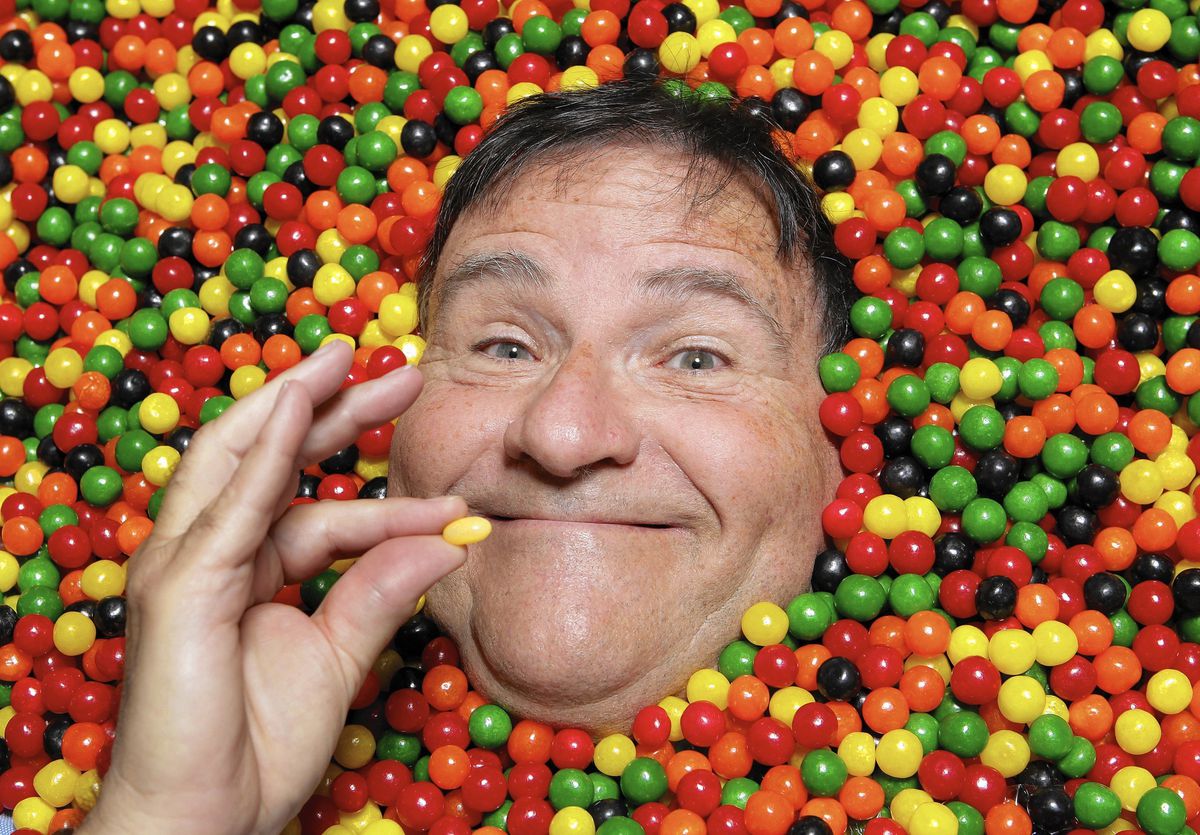 The JellyBelly founder is hosting a nation wide treasure hunt for Golden tickets to own a JellyBelly candy factory before he retires, BTW.