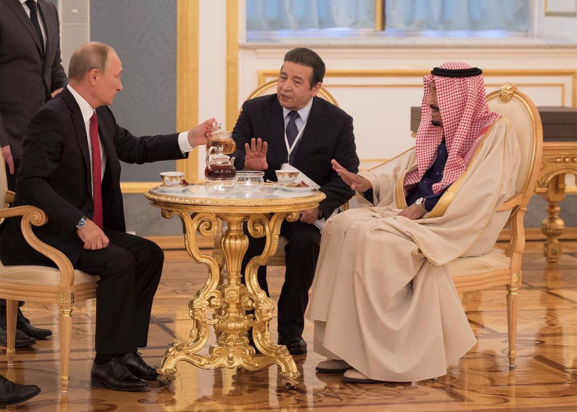 Best response when Putin offers you a cuppa...