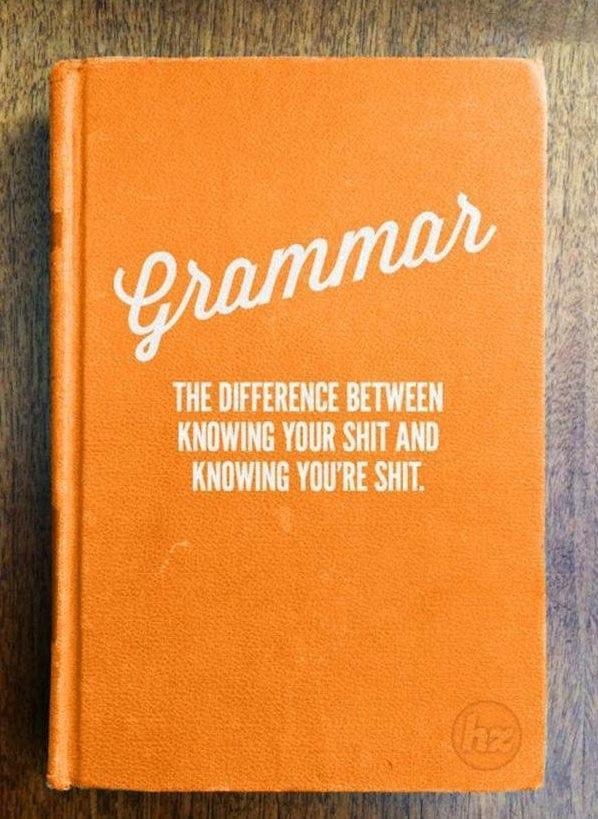 Grammar is 
