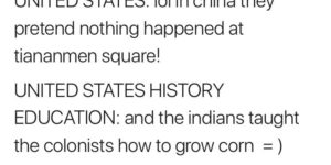 …and the *Indians* moved to Oklahoma, where they lived happily ever after