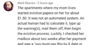 Landlords whom evict.