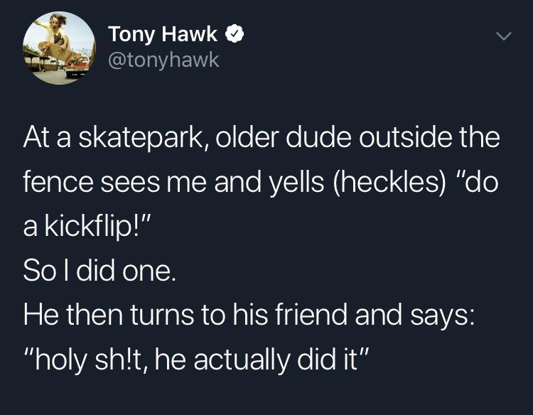 Skaters gonna skate.