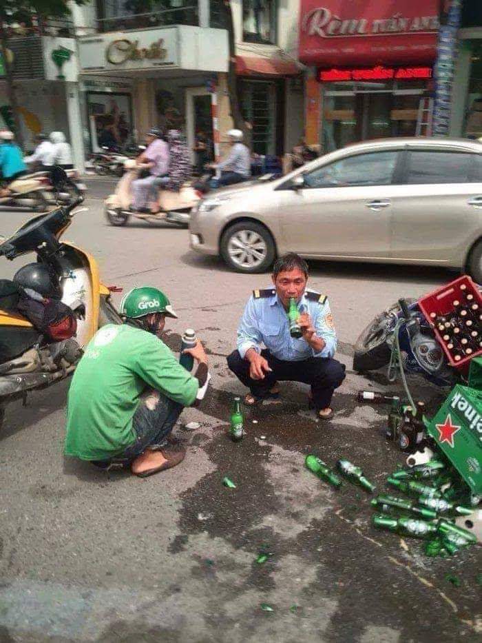 Vietnam is not big on wasting beers.
