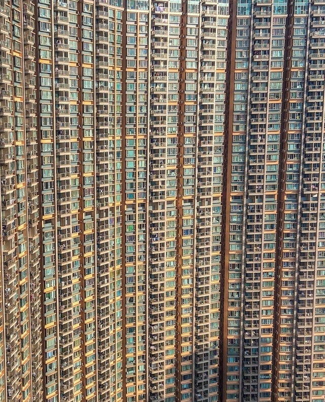 Little boxes, little boxes... circa Hongkong. 