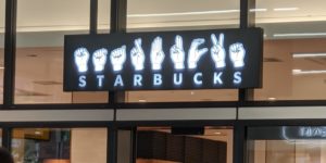 Japan has a sign language Starbucks, apparently.
