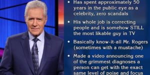 Tell cancer to suck it, Trebek.