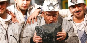 Final piece of coal harvested from Germany’s last coal mine.  Deep breaths everyone.