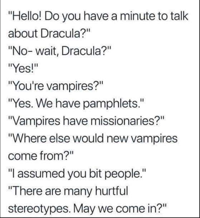 I guess I'm a vampire now...