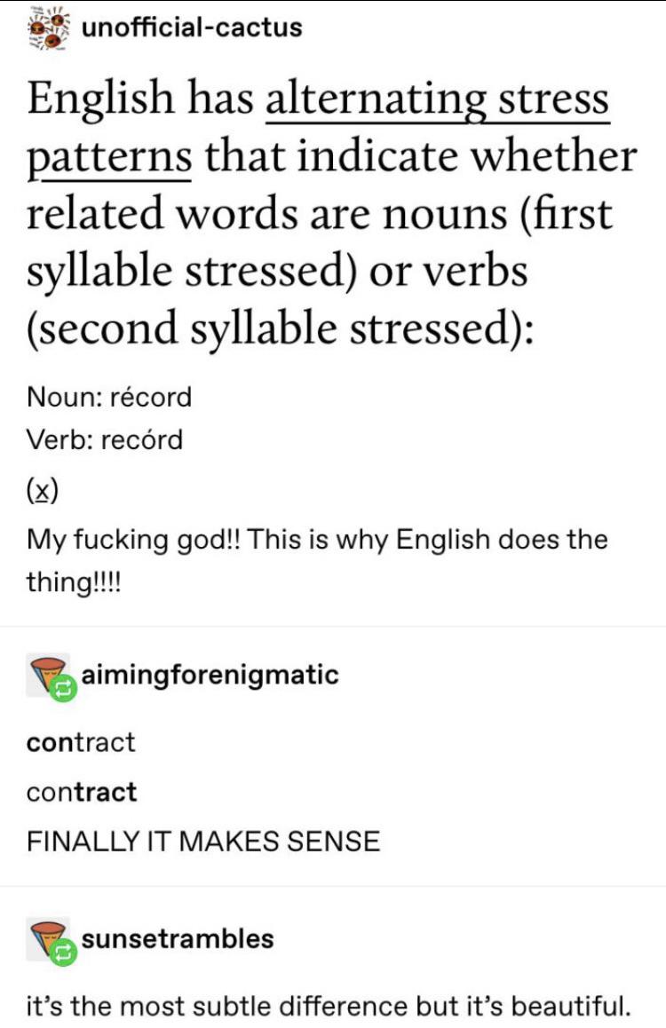 It all makes sense now, actually. 