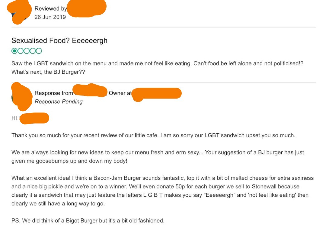 The BJ Burger origin story.