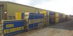 Where Blockbuster signs go to die.