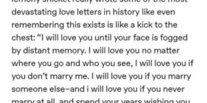 Now that’s what I call a love letter…