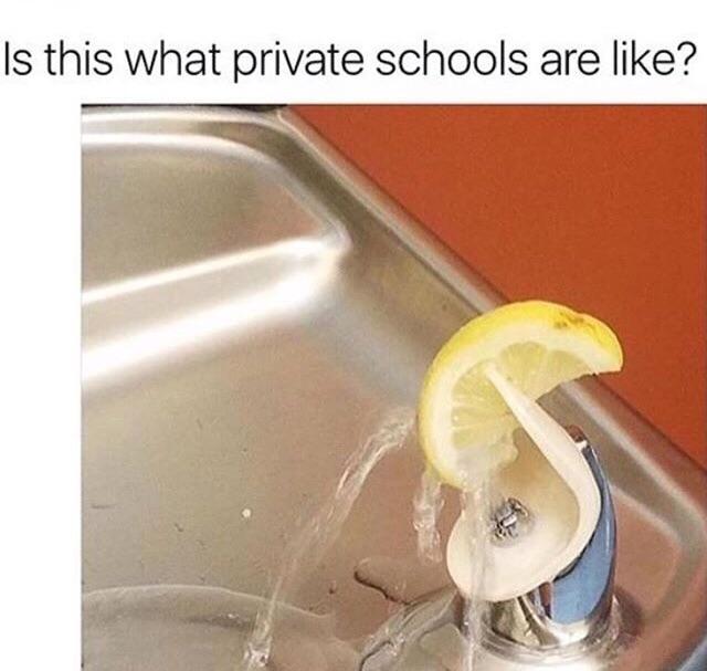 Is this what private schools are like?